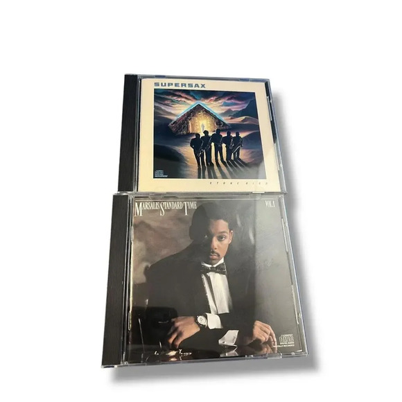 Lot of 2 CD Marsalis Standard Time, Vol. 1 Music,  SUPERSAX STONE BIRD, 1987-88 - Picture 1 of 8